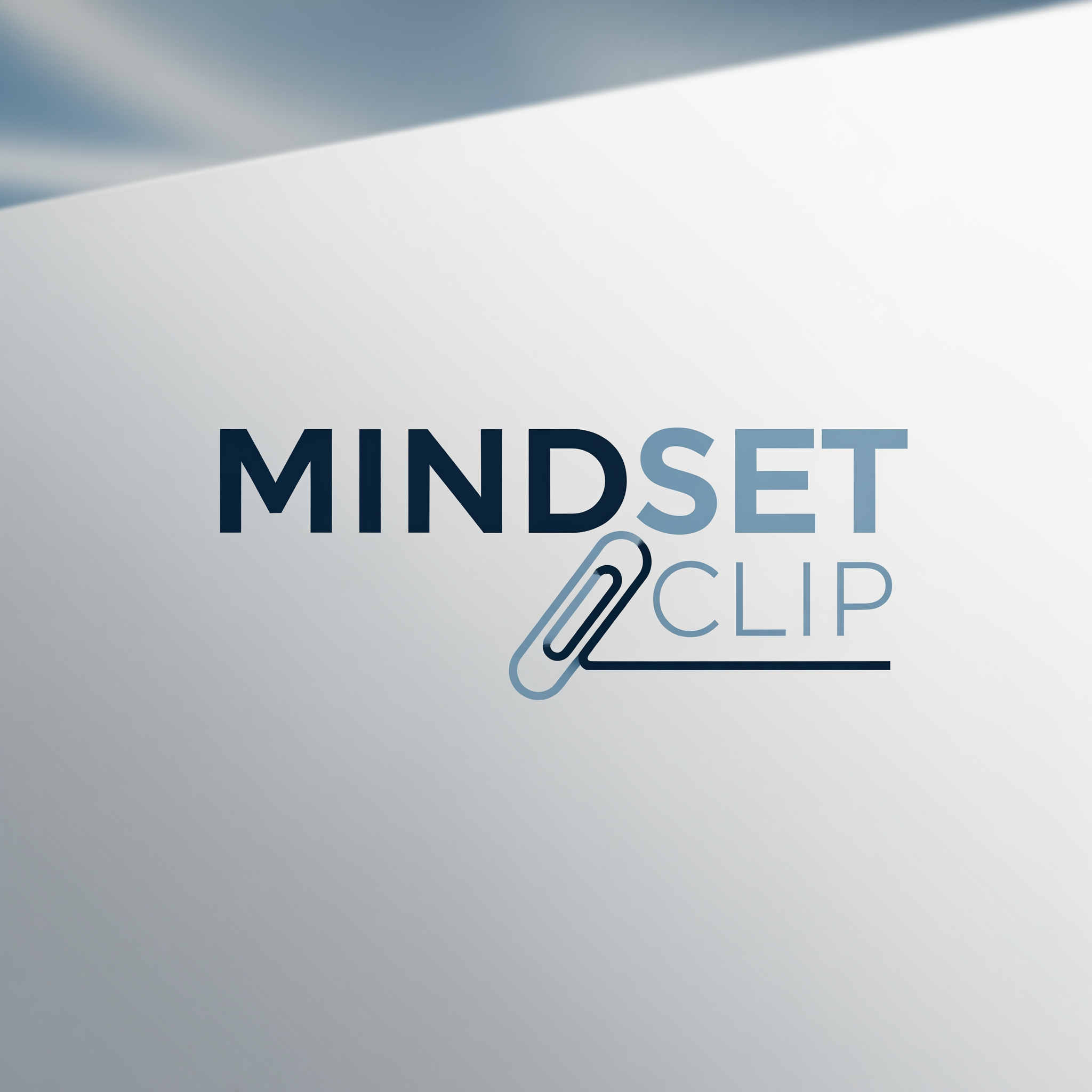 AI Design for logo name= MINDSET CLIP