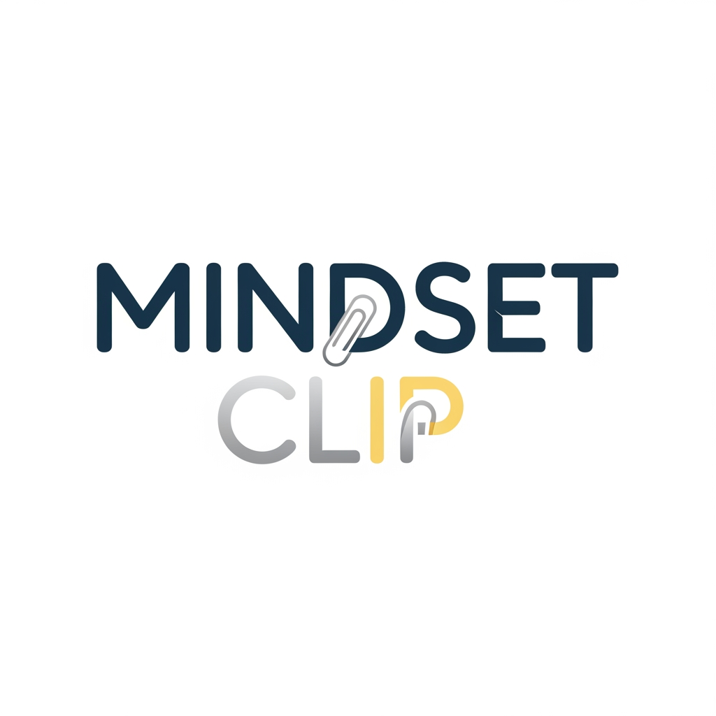 AI Design for logo name= MINDSET CLIP