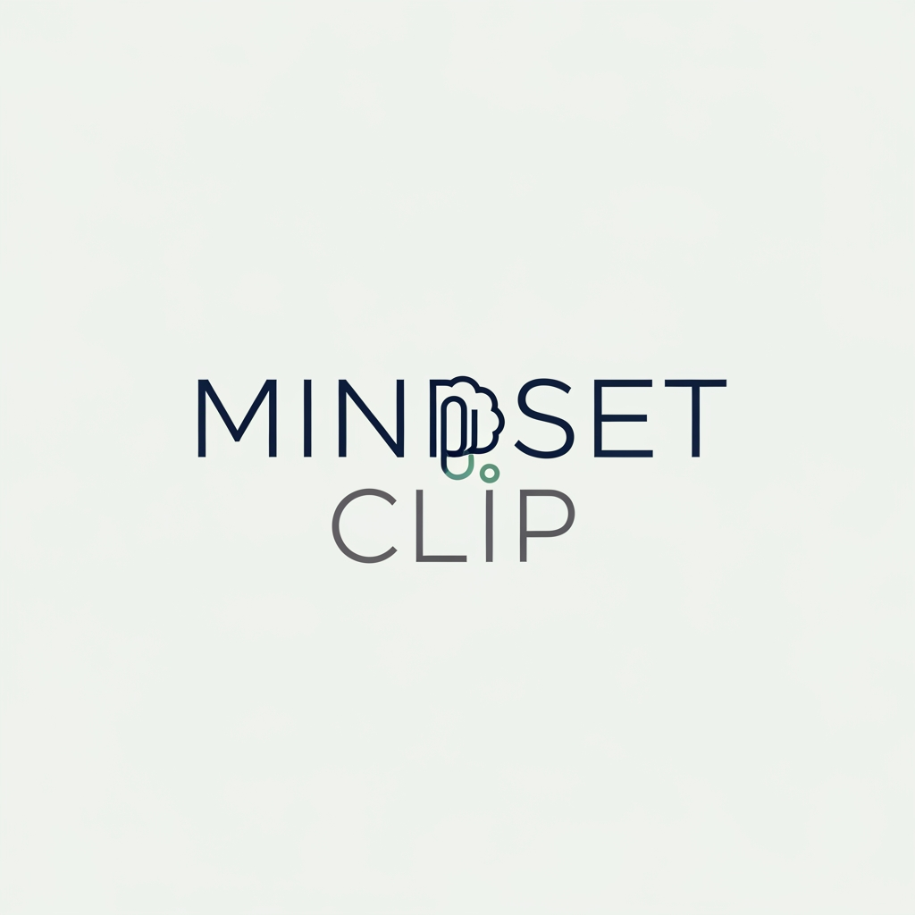 AI Design for logo name= MINDSET CLIP