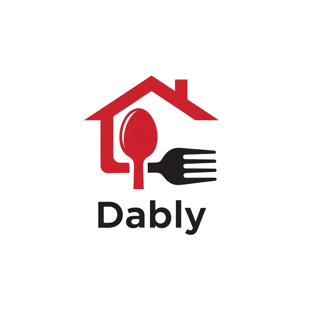 AI Design for Hey  act as a marketing analyst and graphic designer i am building an bussines which basically help to connects the homemade food to someone who wants to eat homefood as you know in today time in metro cities bachelors want homemade food and there are lots of housewife who want to sell and they sell it through the insta and whatsapp so we are giving them a platform to sell them where they can easily get coustmer and coustmer can get the platform where they can have the homemode food our ticket size would be 150-180 ruppees Our brand name is Dably so as a marketing analyst compare all the logos of food delivery app present at the time and create a logo for Dably which will have the same market presence as other and we will perfer if logo is more inspired form Zomoto Swiggy and other leading app and colour should be either in any shade of red or black or mix and other minimlist colour Logo should be meaningfull enough to put on app not so fancy and wierd but like a app who will catch the people eyes Logo should be proper logo not a design or idea proper logoHey claude act as a marketing analyst and graphic designer i am building an bussines which basically help to connects the homemade food to someone who wants to eat homefood as you know in today time in metro cities bachelors want homemade food and there are lots of housewife who want to sell and they sell it through the insta and whatsapp so we are giving them a platform to sell them where they can easily get coustmer and coustmer can get the platform where they can have the homemode food our ticket size would be 150-180 ruppees Our brand name is Dably so as a marketing analyst compare all the logos of food delivery app present at the time and create a logo for Dably which will have the same market presence as other and we will perfer if logo is more inspired form Zomoto Swiggy and other leading app and colour should be either in any shade of red or black or mix and other minimlist colour Logo should be clear informative and try bold colour meaningfull enough to put on app not so fancy and wierd but like a app who will catch the people eyes Logo should be proper logo not a design or idea proper logo