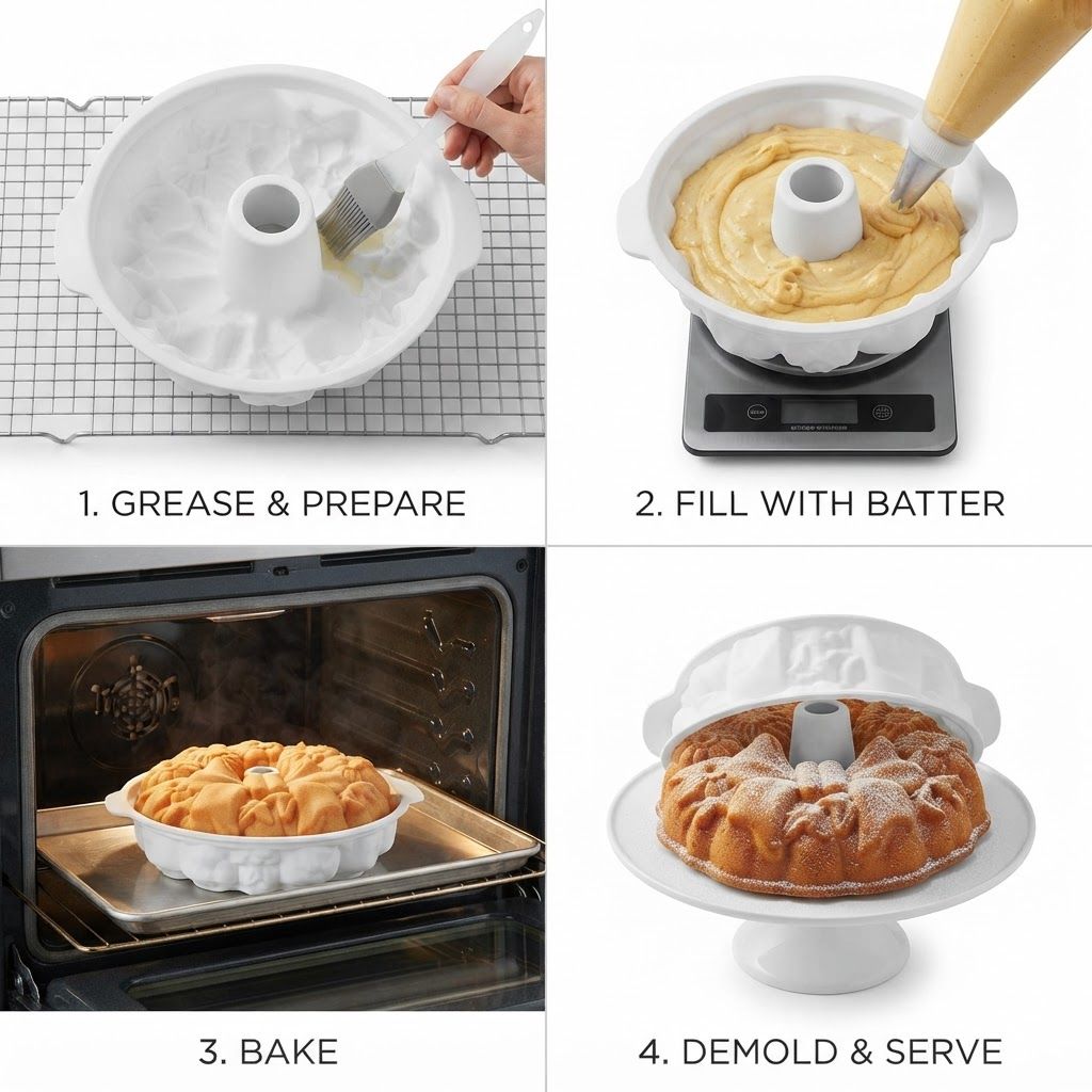 create image which show how to use this mould