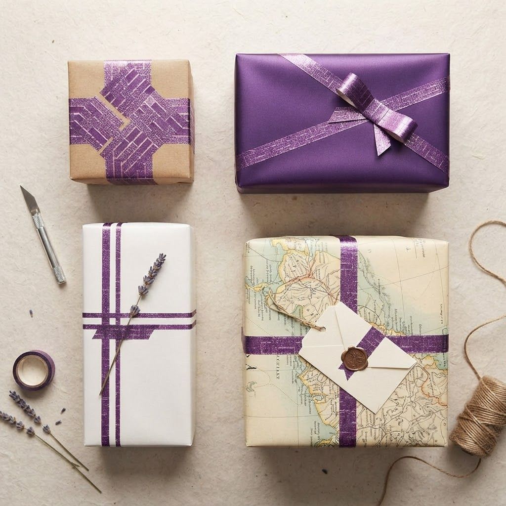Create image which show the use of the item in gift packing in different style