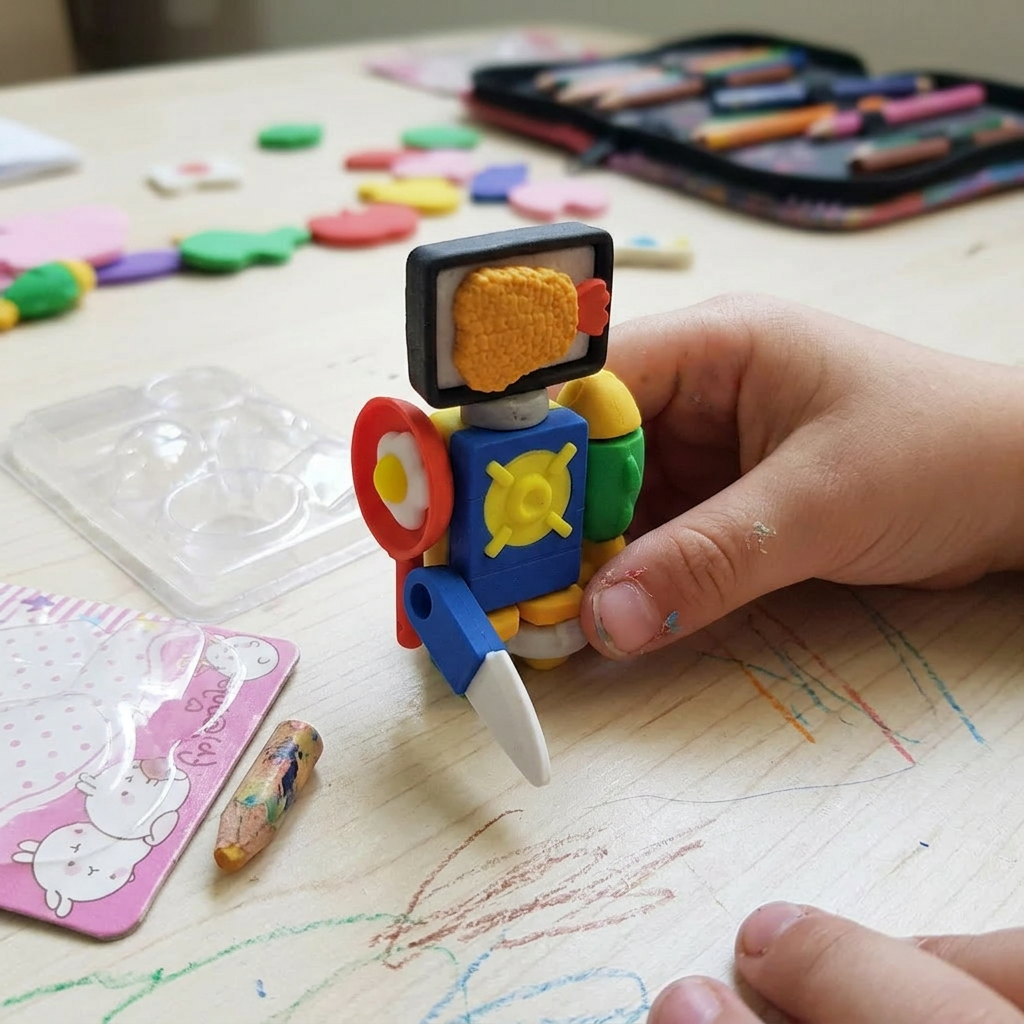 AI Design for Create image which show the use by the children in different way