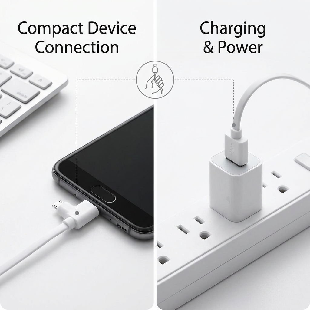 AI Design for create image which show the different use of the cable