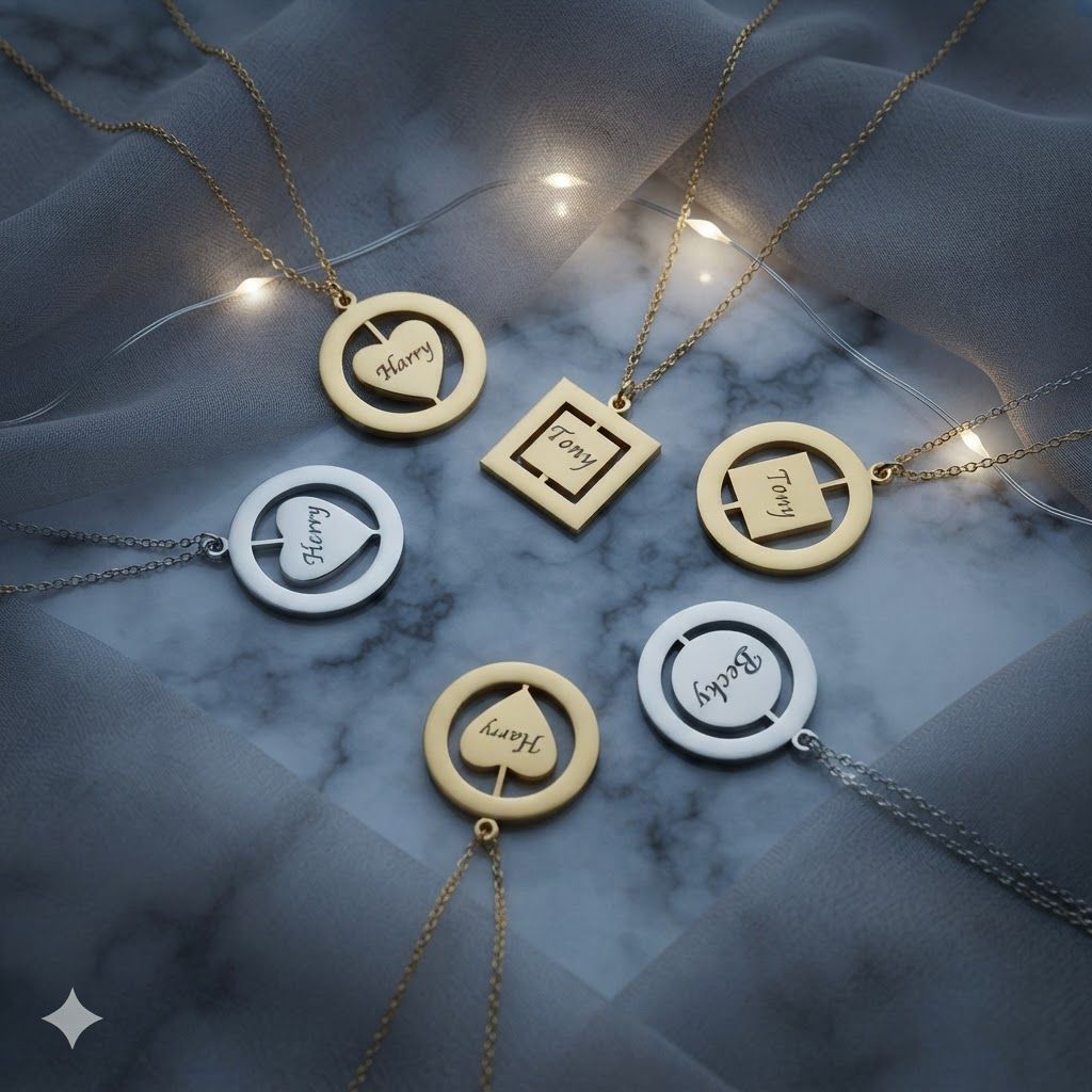 AI Design for create image with different background and direction of the pendants