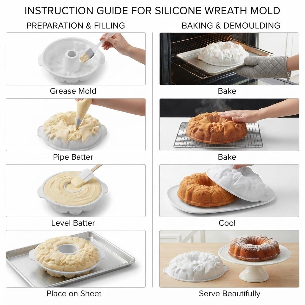 create image which show how to use this mould
