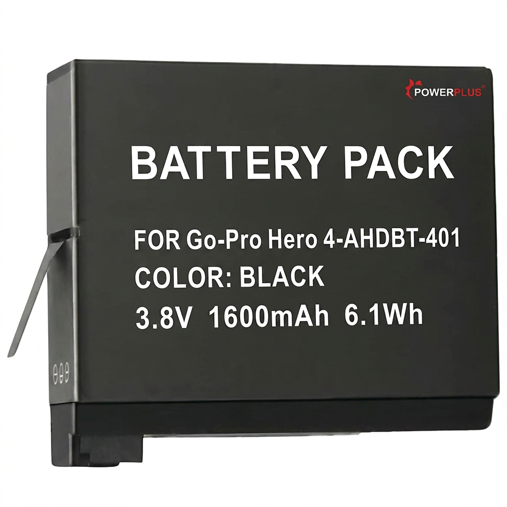 AI Design for create image Which show the use Compatible For Go - Pro Hero 4-AHDBT-401 Black 1600mah