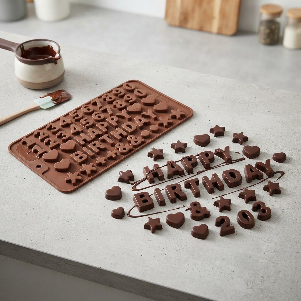AI Design for create image which show the use of this chocolate mould