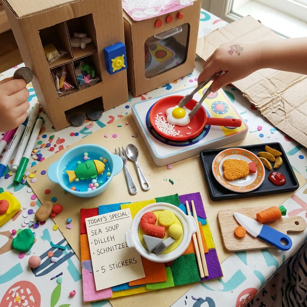 AI Design for Create image which show the use by the children in different way