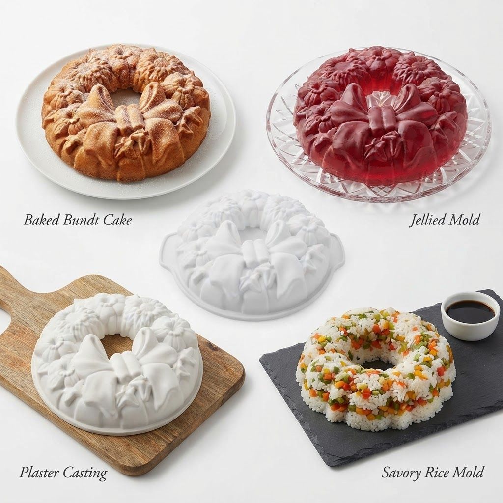create image which show the different uses of this mould