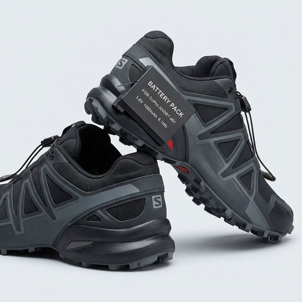 AI Design for create image Which shoe the Compatible For Go - Pro Hero 4-AHDBT-401 Black 1600mah