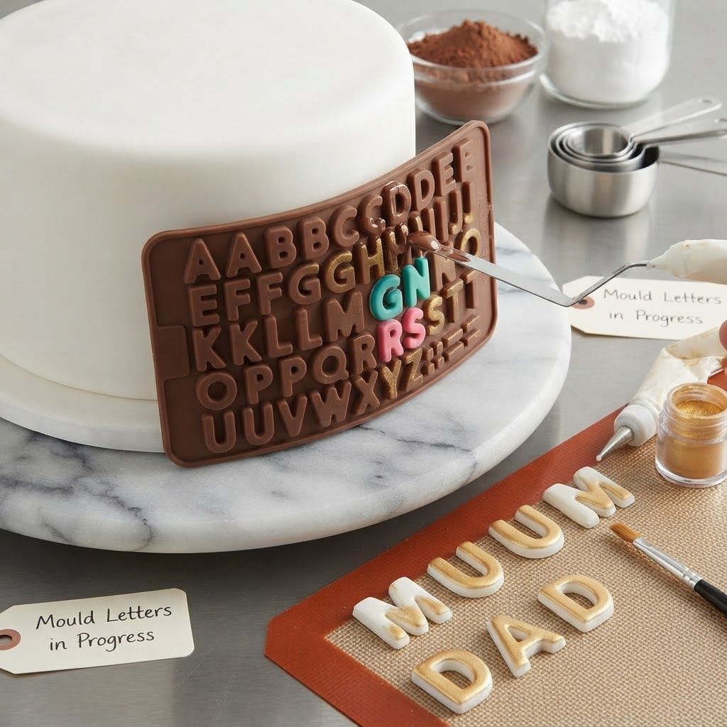 AI Design for create image which show the use of this cake decorating mould