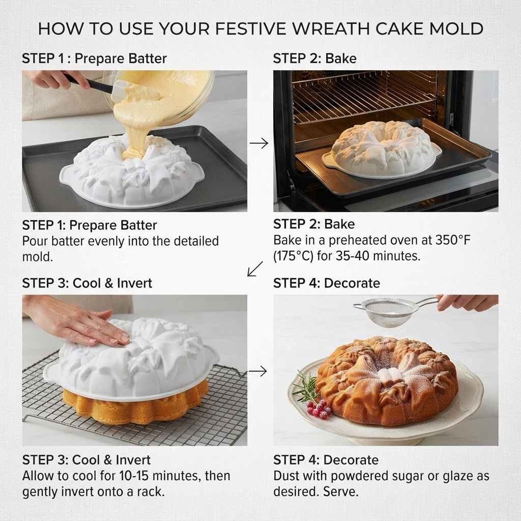 create image which show how to use this mould