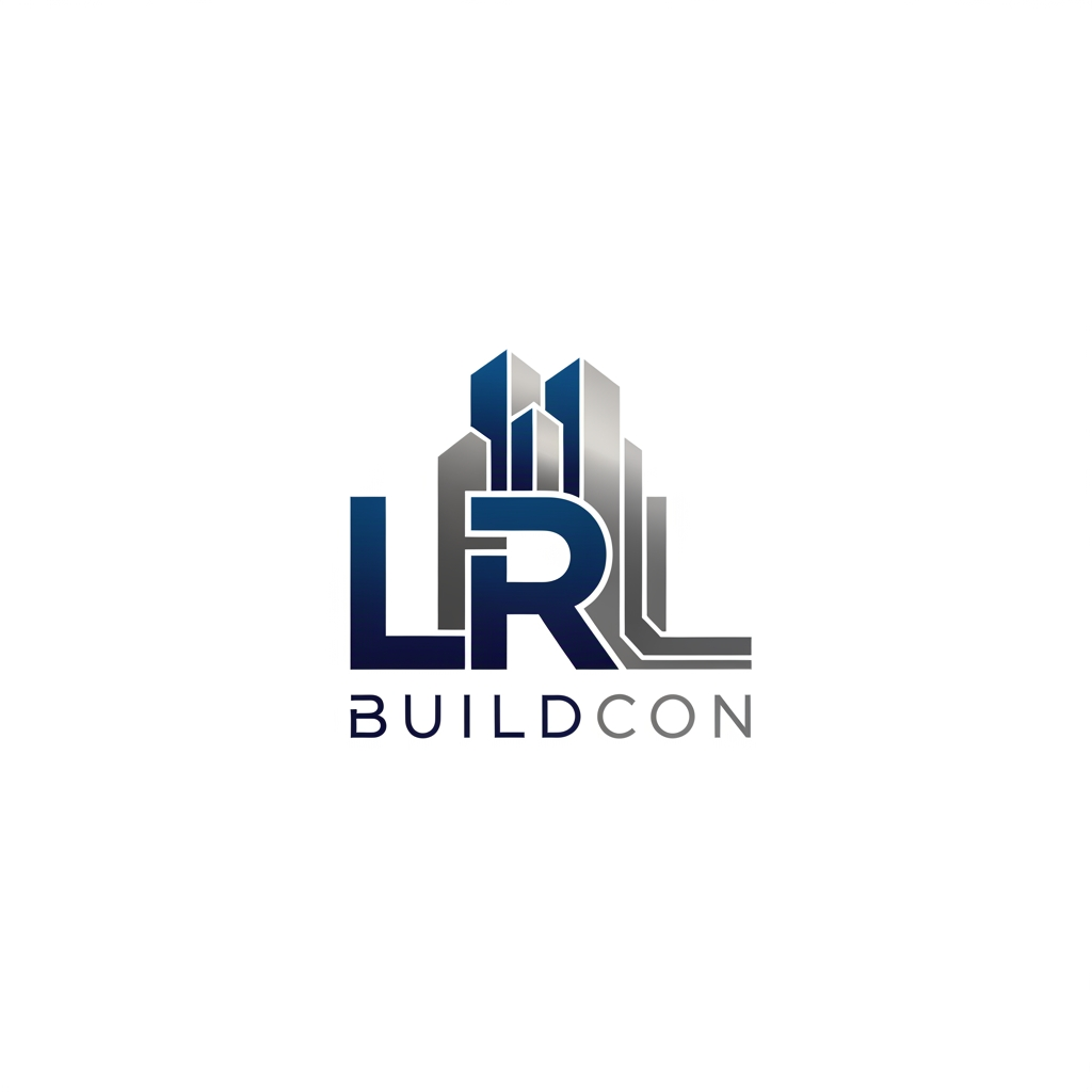 AI Design for Create a Real Estate Developer Company logo - "LRL Buildcon"