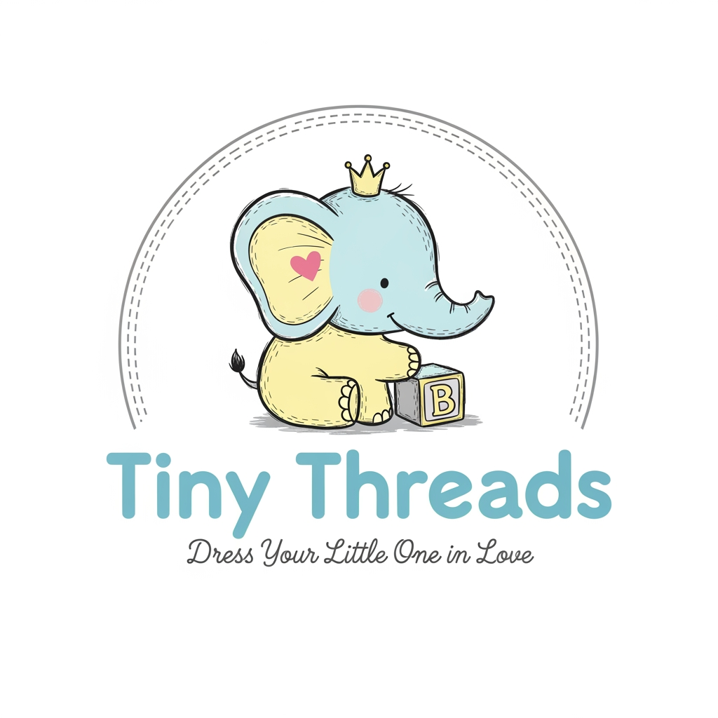 AI Design for baby clothes brand logo