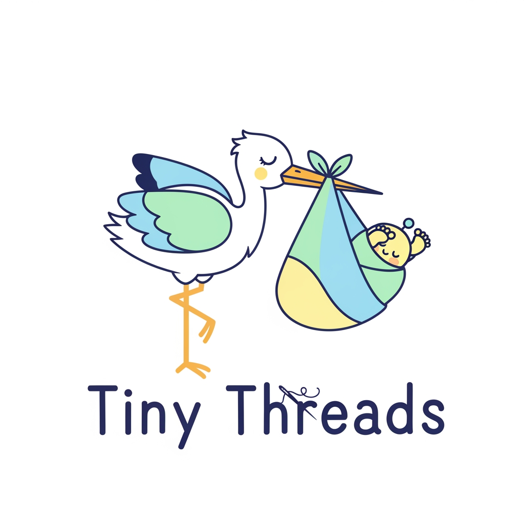 AI Design for baby clothes brand logo