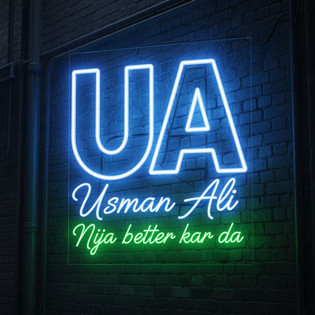 AI Design for UA oper likha ho or usman ali nija better kar da