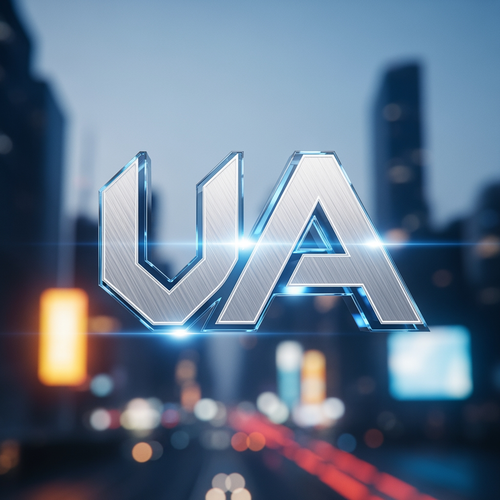 AI Design for UA logo in modern