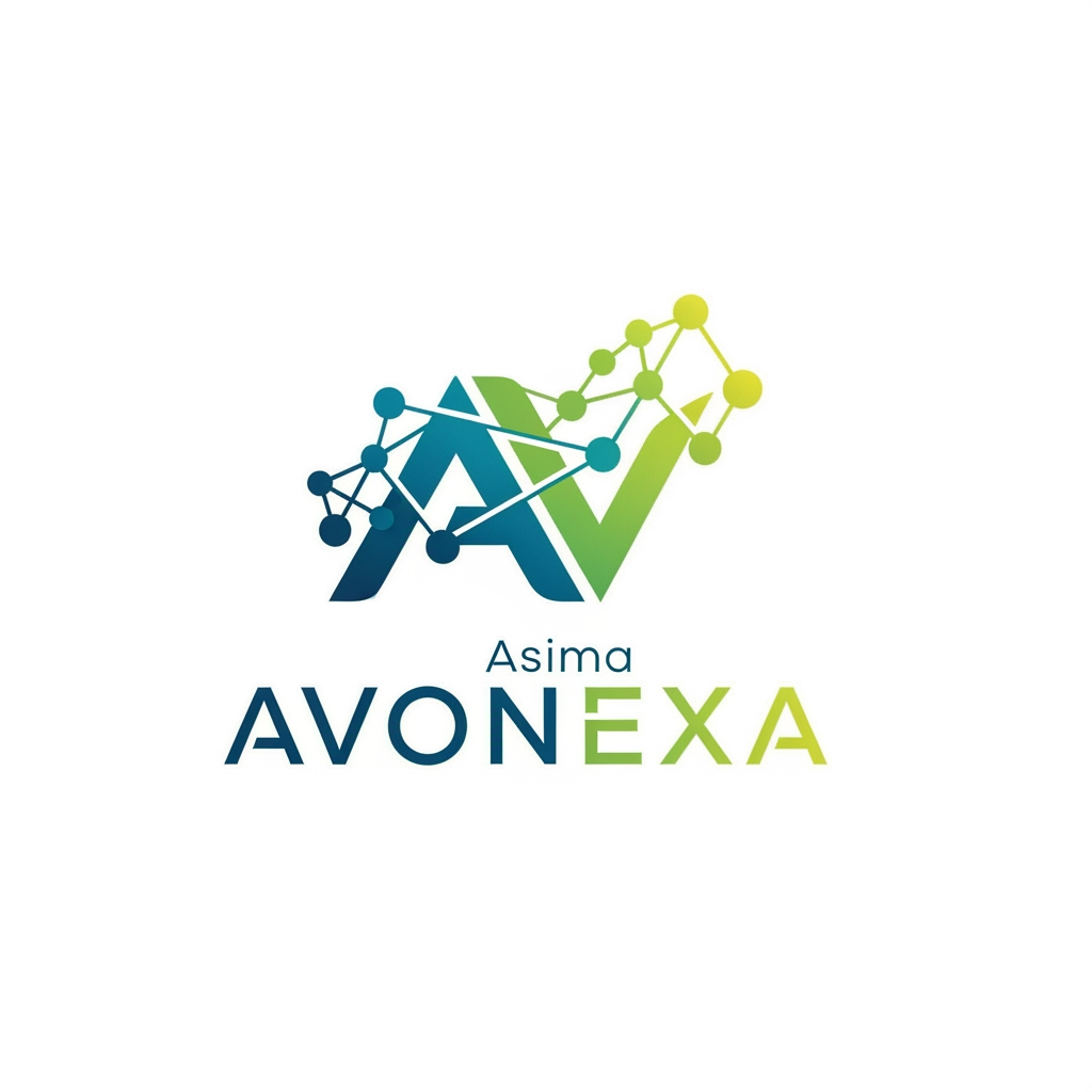 AI Design for কোম্পানির নাম = AVONEXA এটা বাঙালি এগুলো হয়
A = Asima (আপনার নাম)
V = Virtual (ভার্চুয়াল নেটওয়ার্ক)
O = Operations for (অপারেশনস ফর)
N = Network (নেটওয়ার্ক)
E = Evaluation & (কন্টেন্ট মূল্যায়ন)
X = X-tier (সর্বোচ্চ স্তর)
A = Agency (এজেন্সি)
এটা আমার কোম্পানি জন্য লাগবে logo এমন ভাবে দাও বাংলাদেশ এমন কোন কোম্পানির লোগ নেই Give it to bangladesh in such a way that peolpe will look at it and see that color is the best