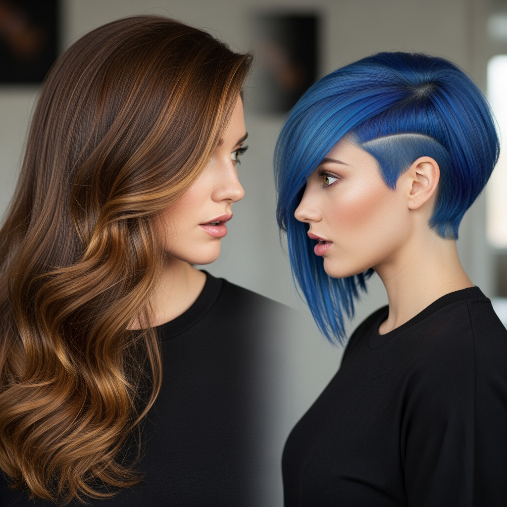 AI Design for hair style change
