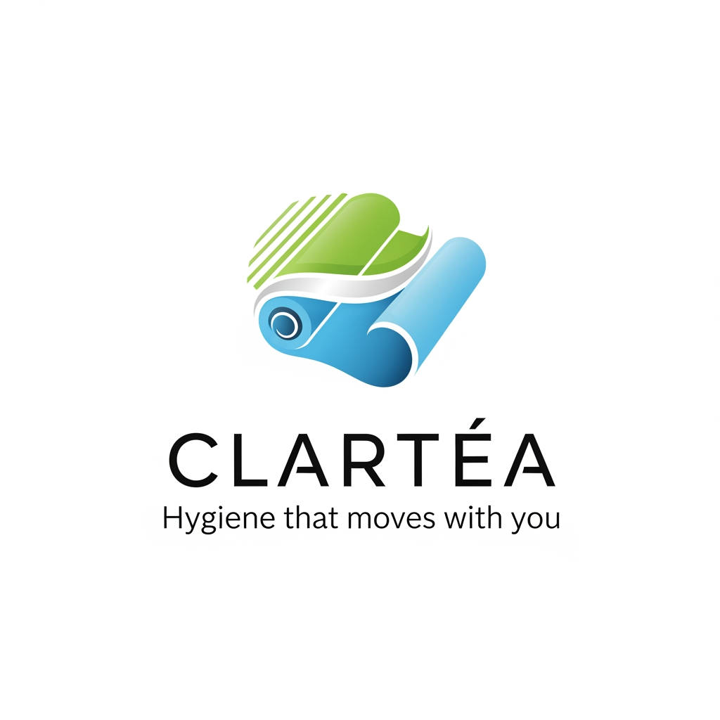 AI Design for it its for a sports accessory brand Clartéa hygiene that moves with you make a logo ita a for a fitness mat