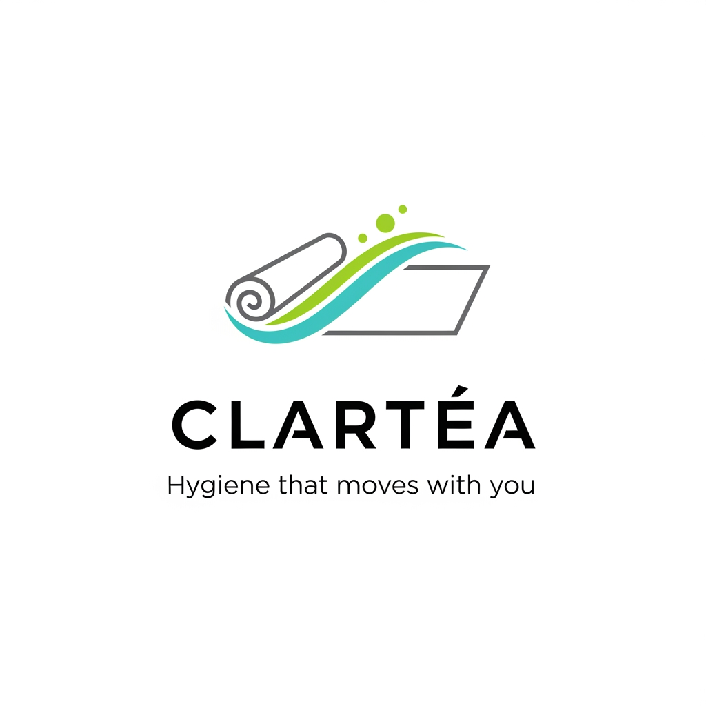 AI Design for it its for a sports accessory brand Clartéa hygiene that moves with you make a logo ita a for a fitness mat