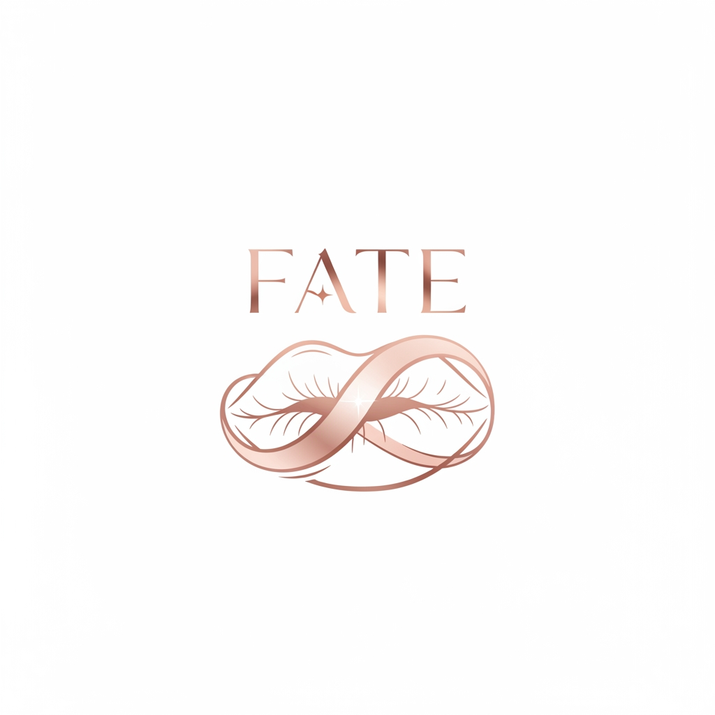 AI Design for a logo for a lip balm company called fate