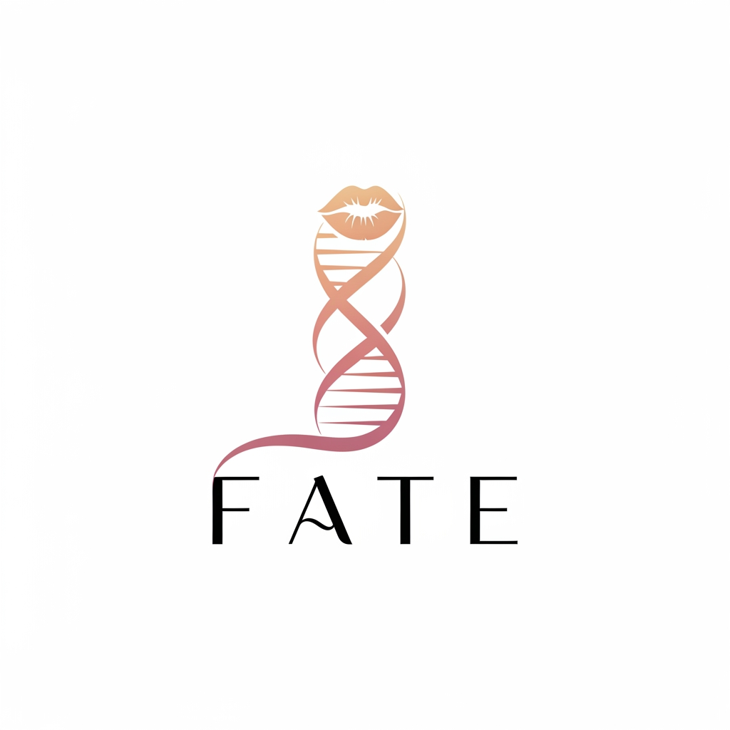 AI Design for a logo for a lip balm company called fate