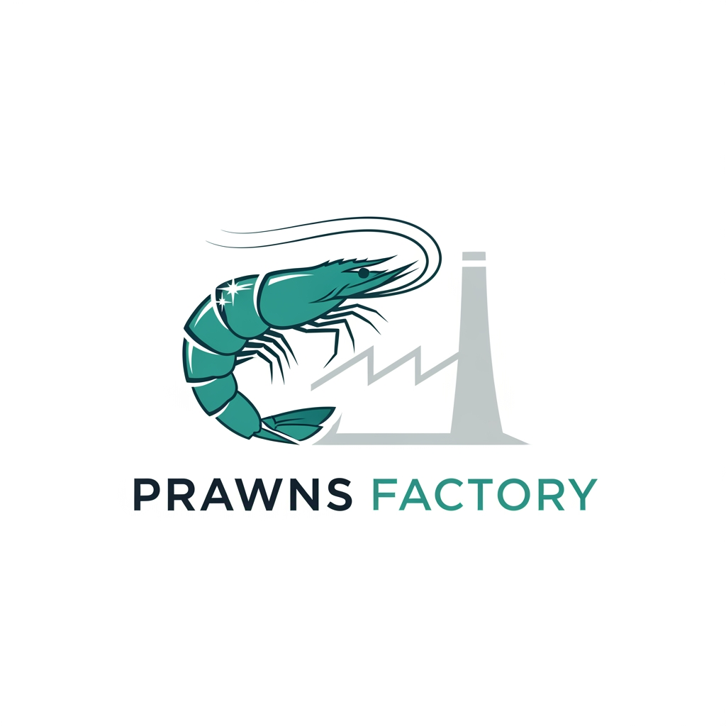 AI Design for LOGO FOR PRAWNS FACTORY