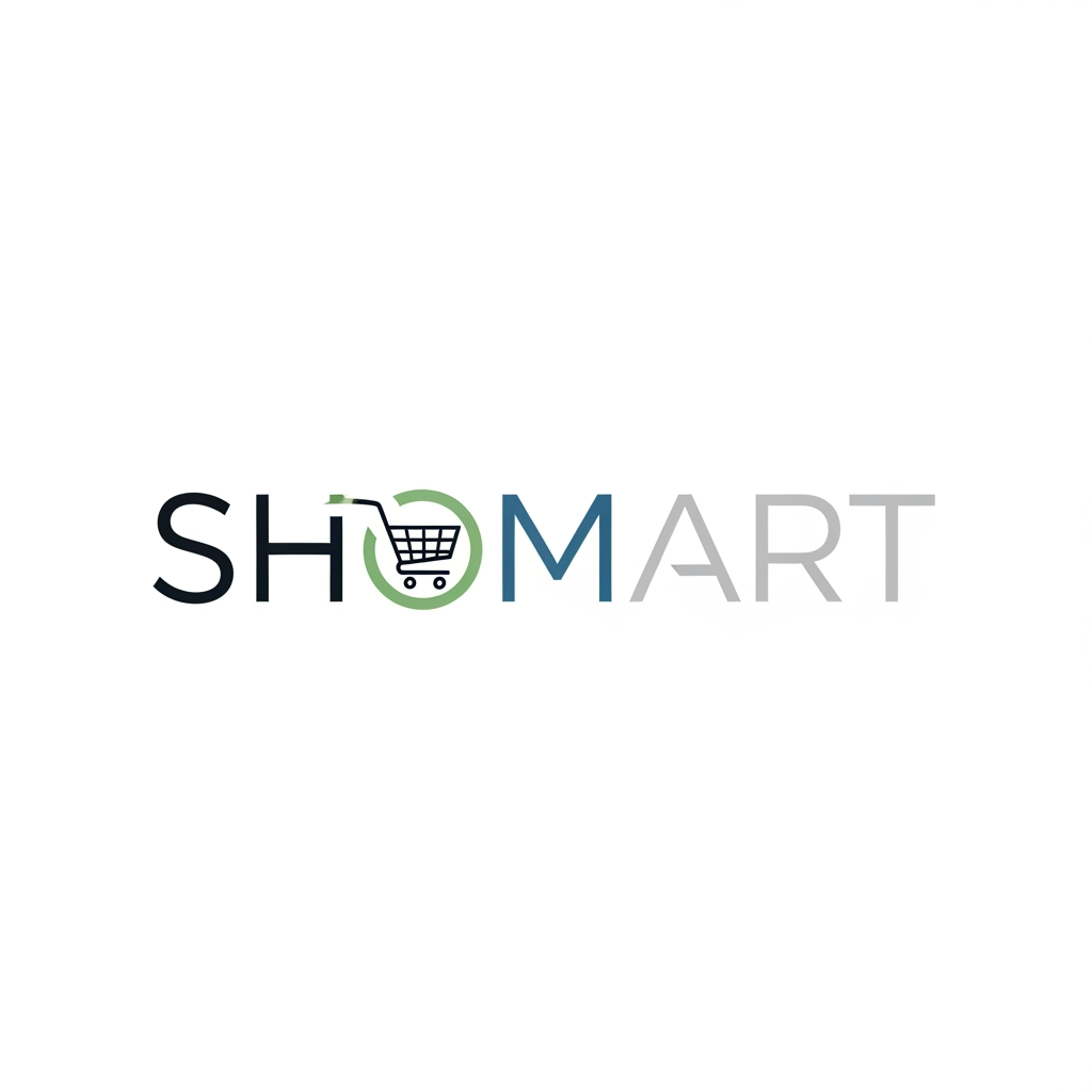 AI Design for i want tomake a logo on shomart name store