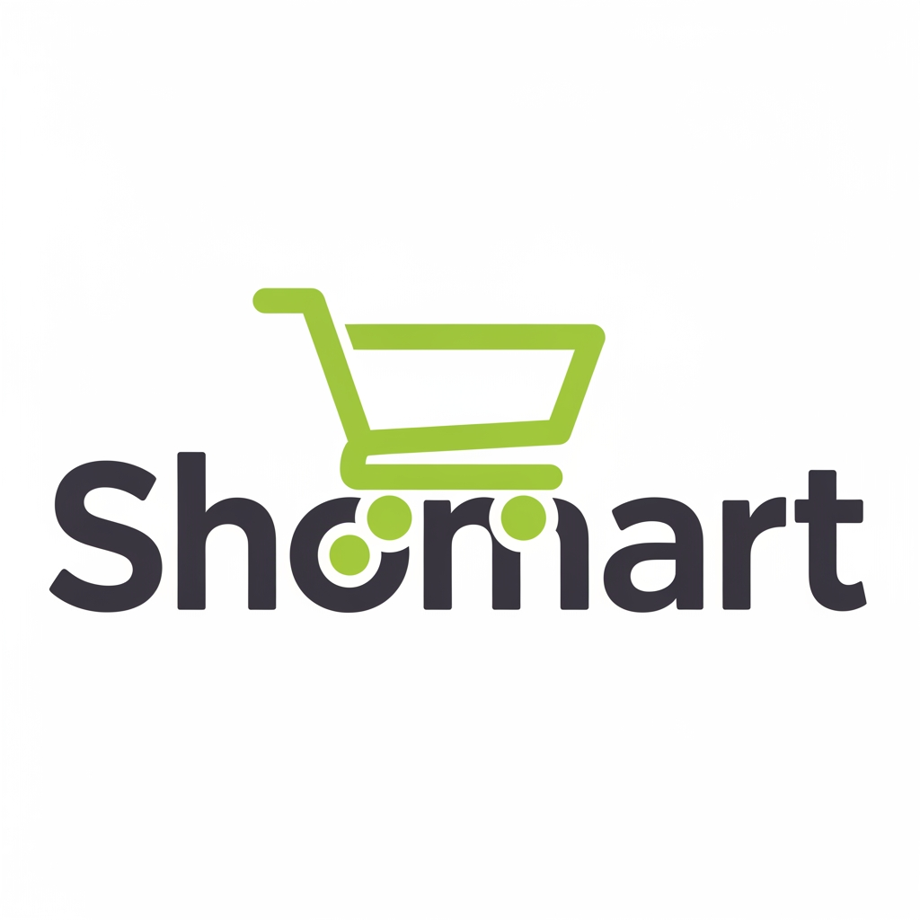 AI Design for i want tomake a logo on shomart name store