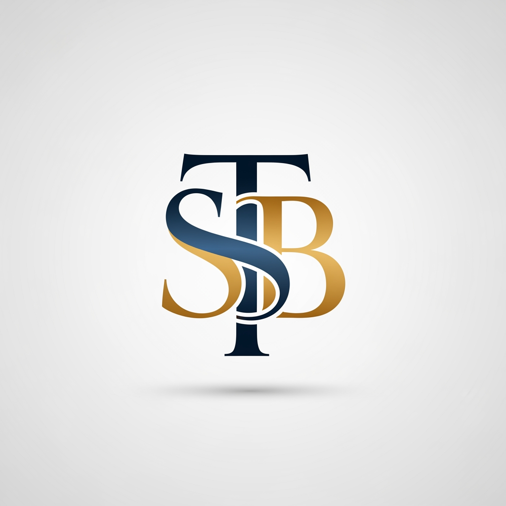 AI Design for MY name is starting t so a logo with t s and b tht looks amazing for social media
