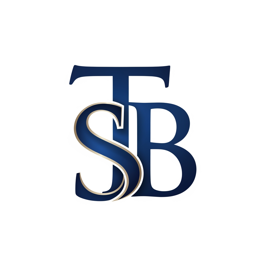 AI Design for MY name is starting t so a logo with t s and b tht looks amazing for social media