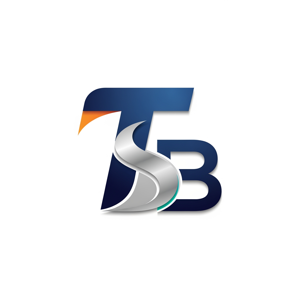 AI Design for MY name is starting t so a logo with t s and b tht looks amazing for social media