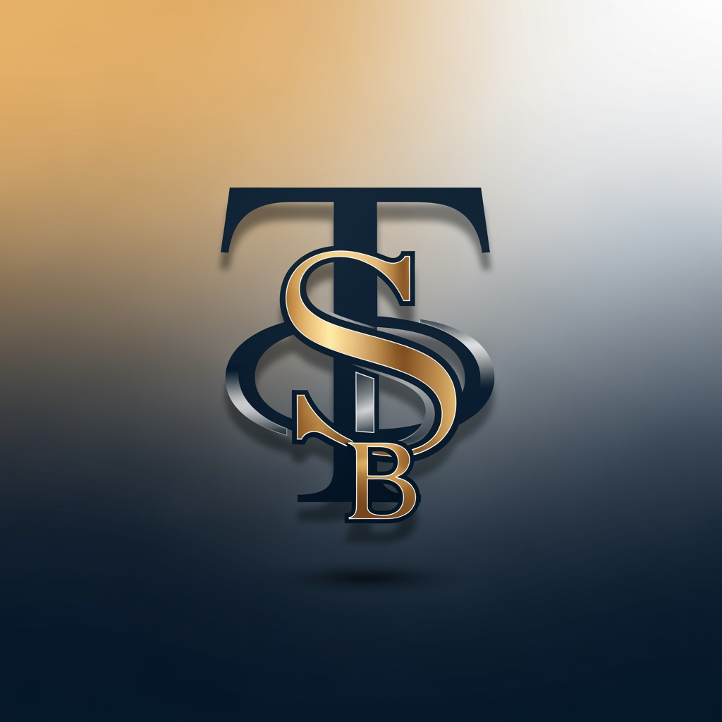 AI Design for MY name is starting t so a logo with t s and b tht looks amazing for social media