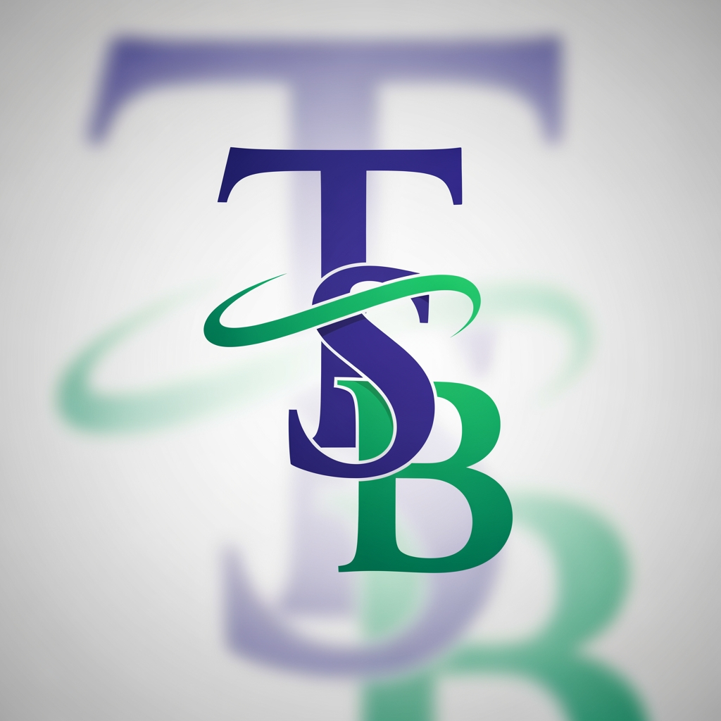 AI Design for MY name is starting t so a logo with t s and b tht looks amazing for social media