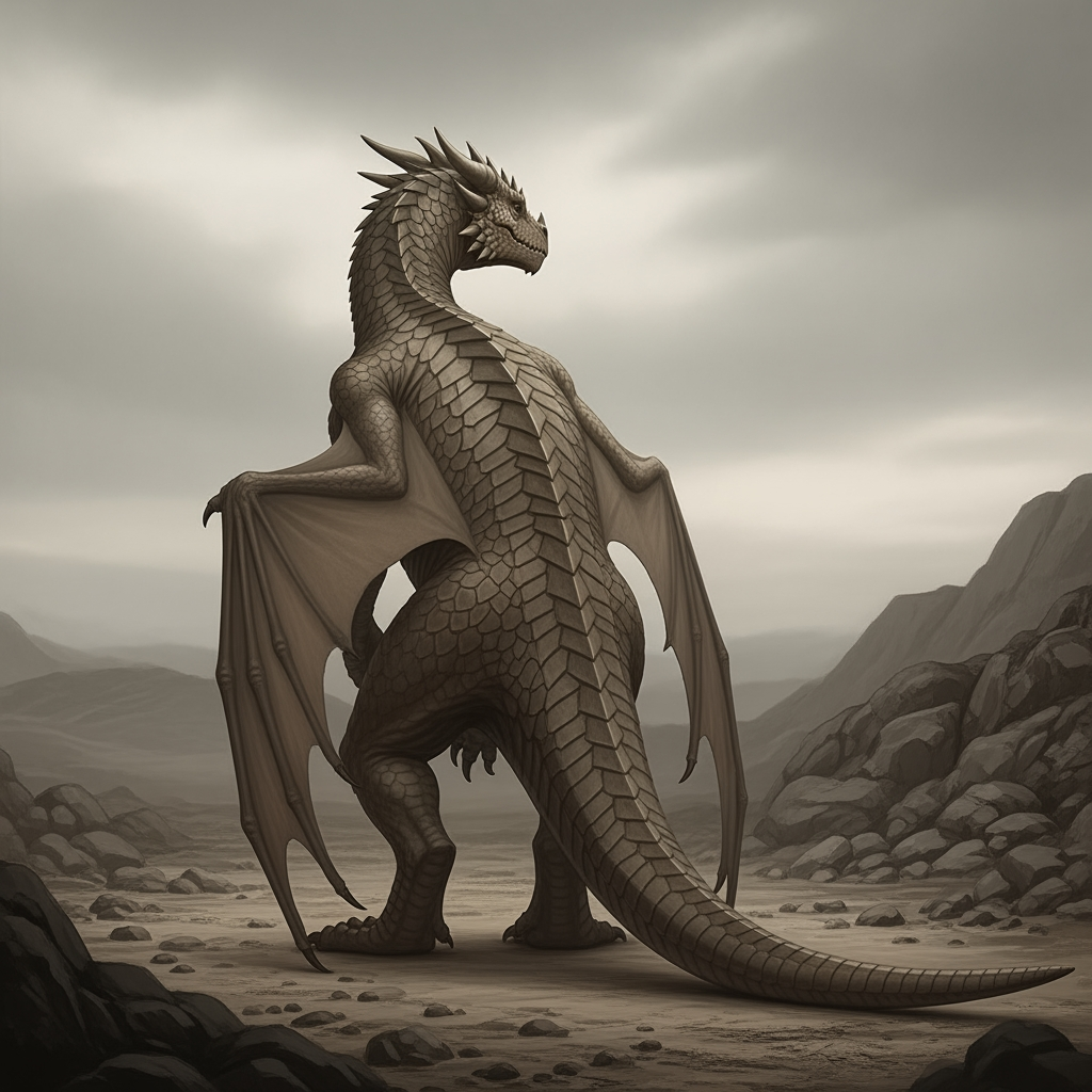 AI Design for alright amazing but please maake a back view and and its really basic he doesnt have much present at the back and he doesnt ahev a crest spikes
