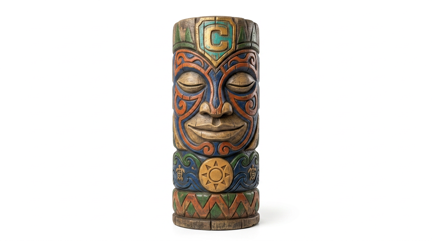 AI Design for create a new variant of the statue with a different facial expression and color patterns