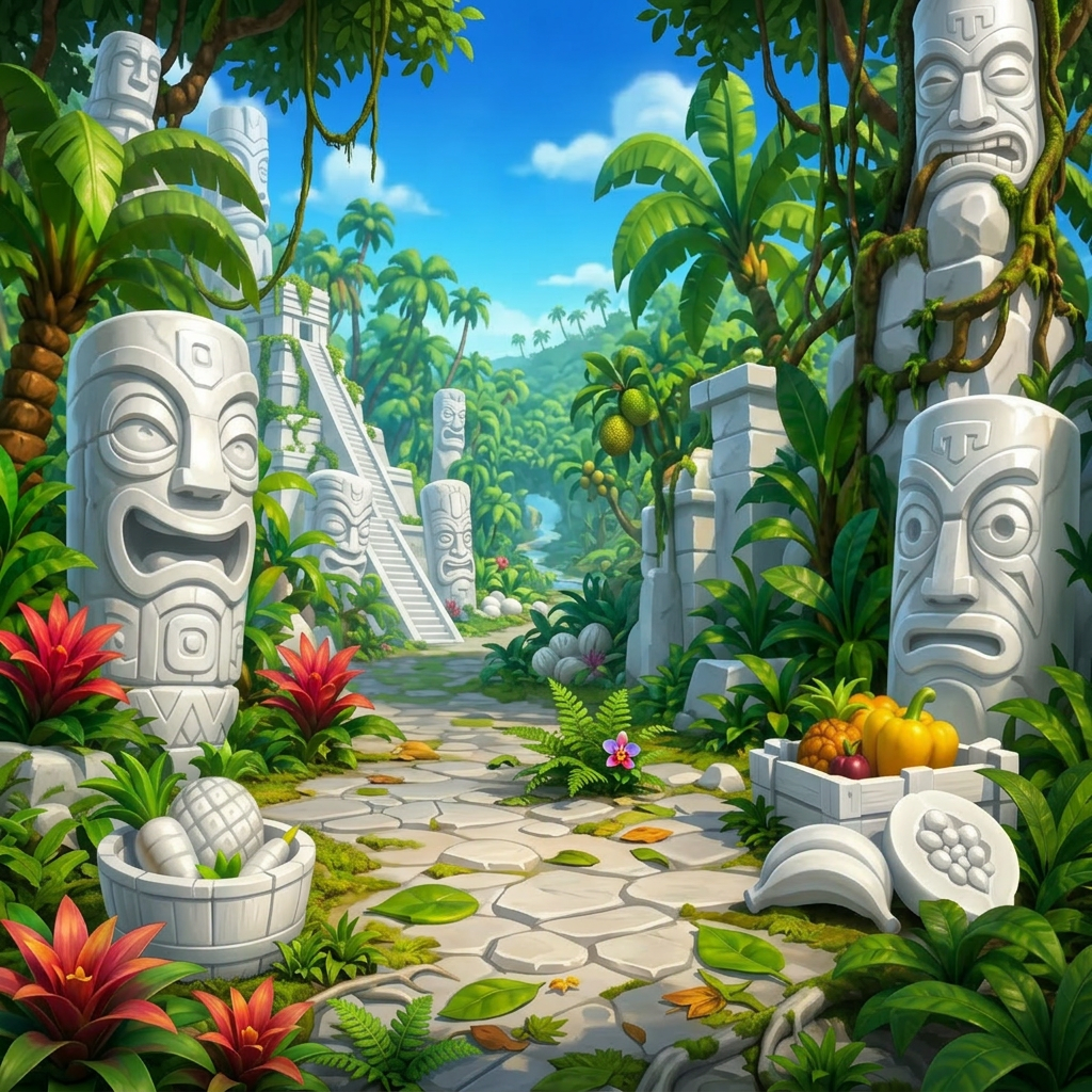 AI Design for just do an image of the statue in the background white