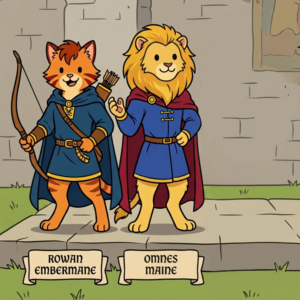 AI Design for remove the yellow omnes maine and given him dot eyes to remove sir embermane the great.