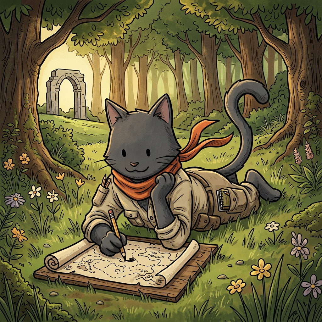 AI Design for Transform the character into a professional fantasy storybook illustration while preserving the exact design, proportions, pose, expression, colors, and simple black dot eyes. Do not redesign the character. Use expressive, confident linework with varied line weight, organic curves, and hand-drawn energy. Combine clean character readability with detailed painterly rendering. Add subtle fur texture, realistic fabric folds, weathered leather details, and natural woodland lighting. Rich forest atmosphere, layered foliage, adventure-novel mood, warm cinematic highlights, and detailed environmental storytelling. The line art should feel lively and artistic rather than perfectly smooth, with thicker outlines on the silhouette and finer interior details. Children's and young-adult fantasy book illustration quality, charming yet heroic, handcrafted traditional illustration feel, highly polished publishing-quality artwork.
You can also add:
Expressive inked linework, variable line thickness, organic brush pen strokes, illustrated fantasy novel aesthetic, detailed but readable, hand-painted storybook textures, classic adventure book charm.
The key phrase I'd definitely include is:
"Preserve the simple dot eyes and original proportions; increase artistic detail through linework, texture, lighting, and rendering rather than redesigning the character."
That tells the AI not to "upgrade" the face into realistic eyes, which is what often happens.