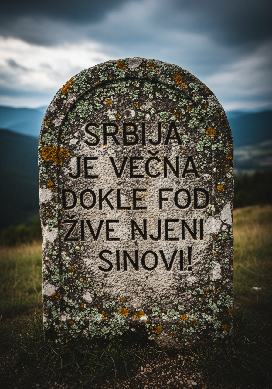 AI Design for text in serbian