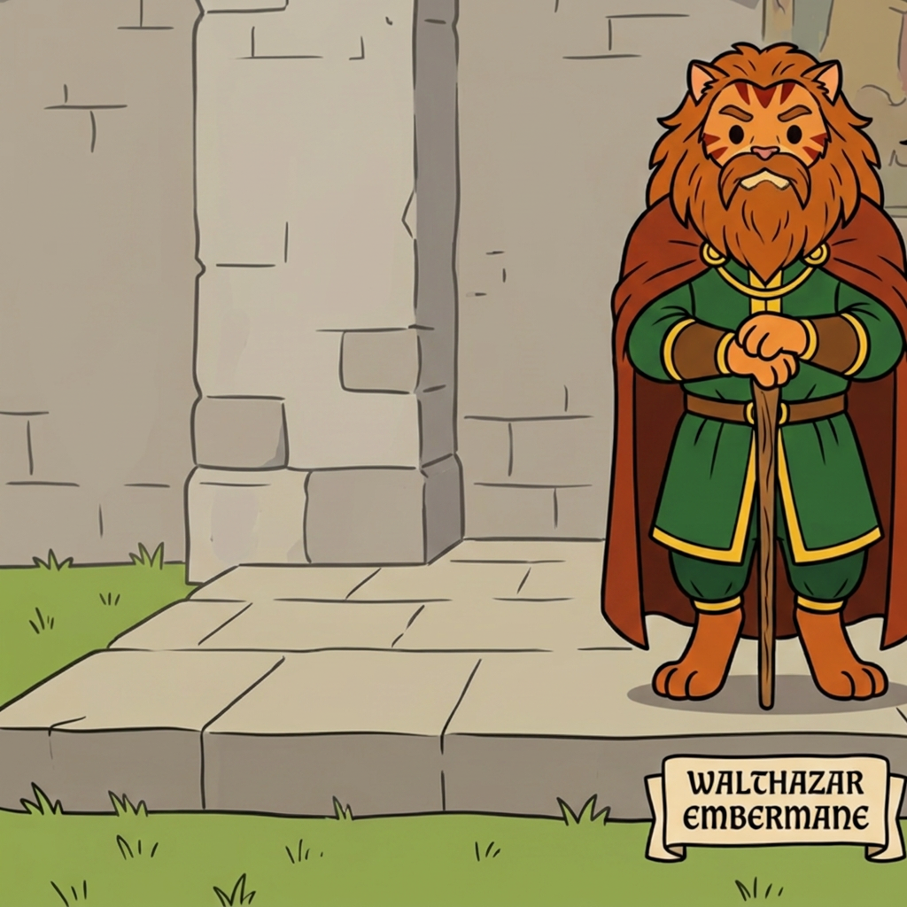 AI Design for remove the yellow omnes maine and given him dot eyes to remove sir embermane the great