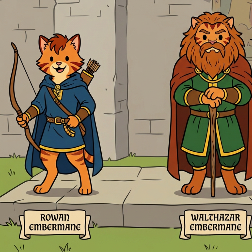AI Design for remove the yellow omnes maine and given him dot eyes to remove sir embermane the great