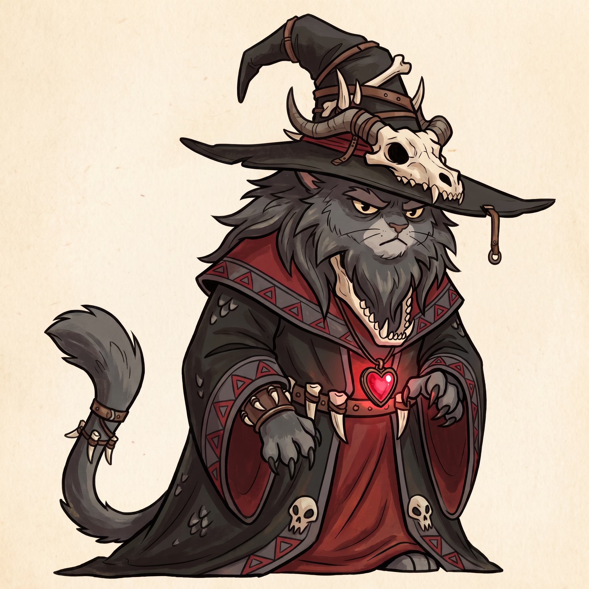 AI Design for make the gray cat replicate the drawing style of the orange cat