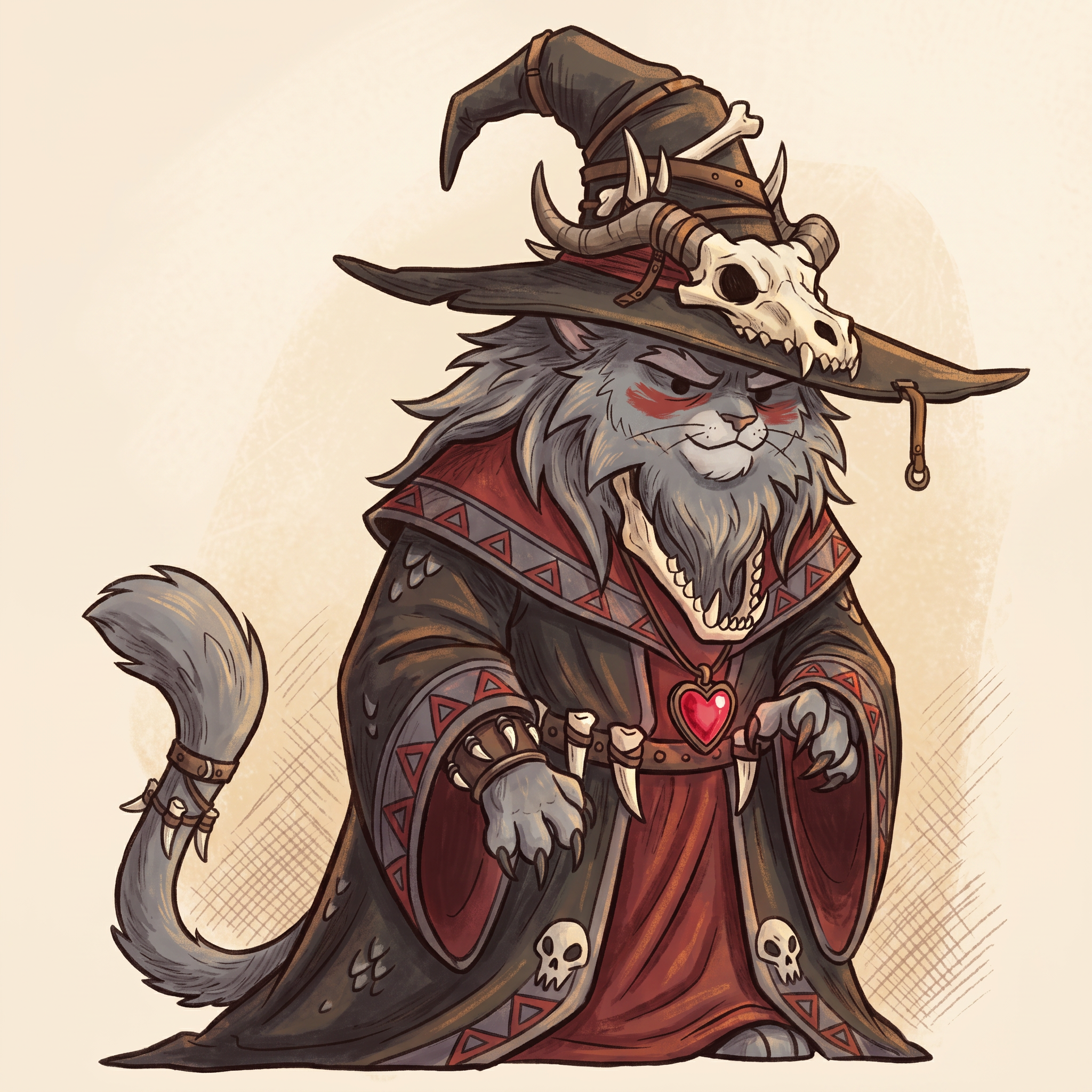 AI Design for make the gray cat replicate the drawing style of the orange cat