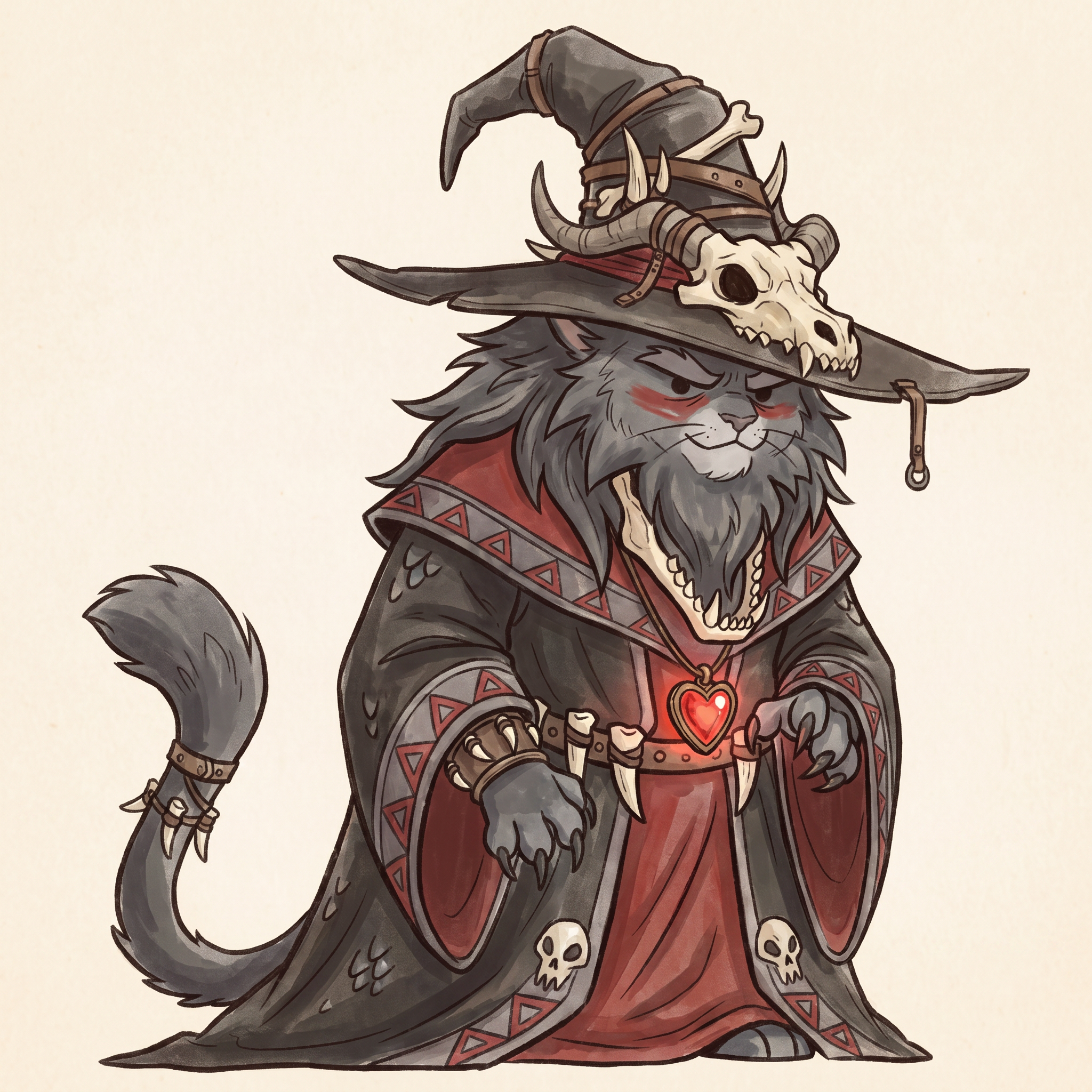 AI Design for make the gray cat replicate the drawing style of the orange cat