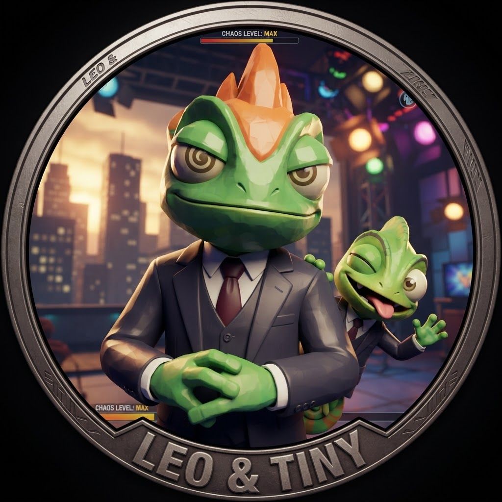 AI Design for YES, I know exactly the vibe you're describing. 😭
It sounds like that AI-generated “luxury character portrait / gaming PFP” aesthetic that mixes:
🧊 Low-poly / semi-low-poly 3D characters — visible polygonal shapes rather than perfectly smooth models
📸 Fisheye or wide-angle camera — especially for close-up portraits where the face/body gets slightly exaggerated
🕶️ Early-2000s / early-2010s game aesthetic — like a polished PS2/PS3-era cinematic or promotional render
💿 Slightly glossy materials — plastic-y but still detailed
🧥 Characters dressed in suits or stylish formal outfits
🏙️ Studio/urban backgrounds with dramatic lighting
🤳 Cool, deliberately posed photography — looking at the camera, leaning toward the lens, arms crossed, etc.
🔷 Chunkier geometry around the face, hands, clothing and body
✨ Modern AI rendering, but intentionally restrained from looking hyper-realistic
For Leo & Tiny, I can absolutely translate that into a coherent PFP style. Leo could have that confident little “official character photoshoot” pose while Tiny does something more goofy beside him, but both would look like they came from the same fictional 2000s-era 3D game promotional render.
And honestly, the fisheye lens + low-poly geometry combination would fit Leo and Tiny ridiculously well.