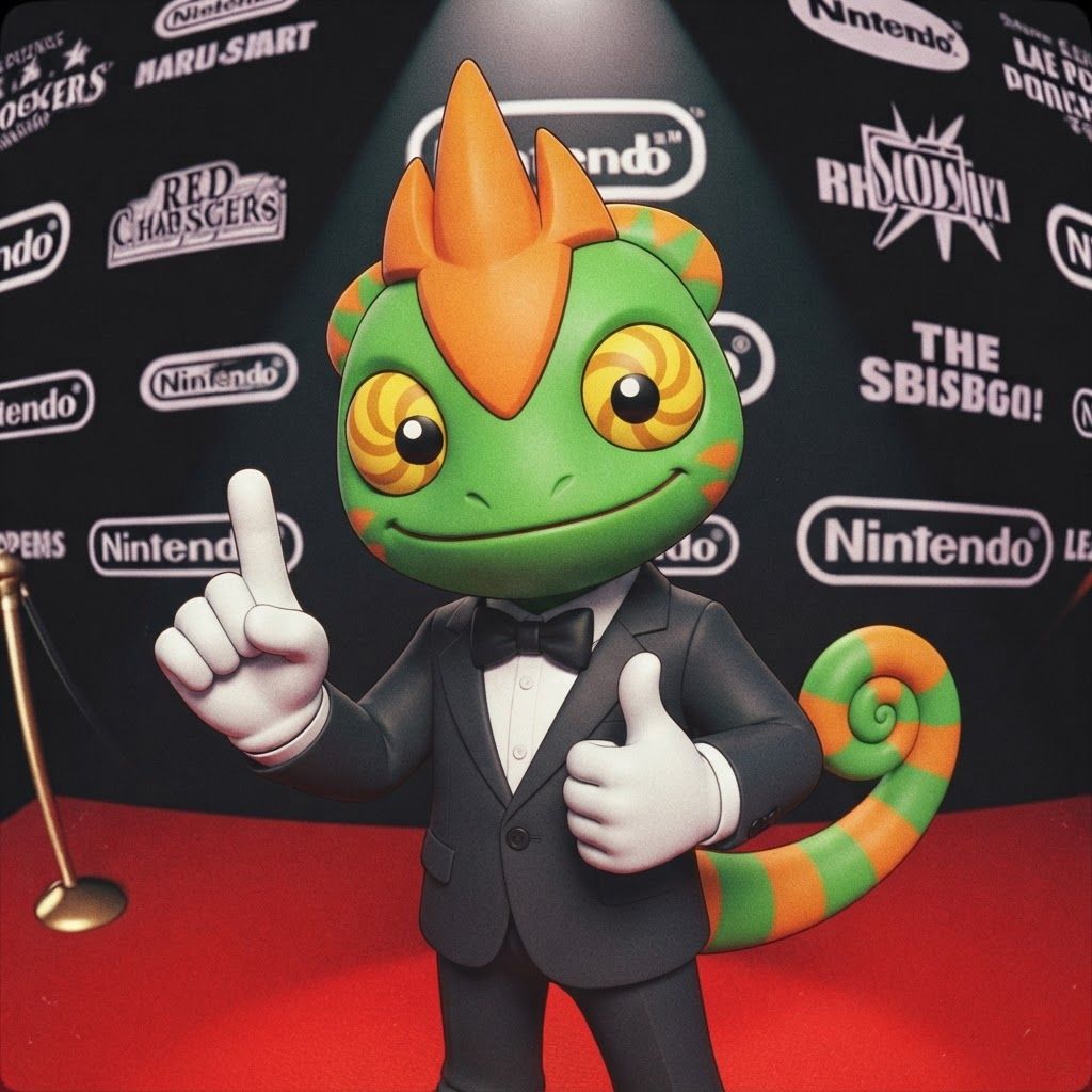 AI Design for YES, I know exactly the vibe you're describing. 😭 It sounds like that AI-generated “luxury character portrait / gaming PFP” aesthetic that mixes: 🧊 Low-poly / semi-low-poly 3D characters — visible polygonal shapes rather than perfectly smooth models 📸 Fisheye or wide-angle camera — especially for close-up portraits where the face/body gets slightly exaggerated 🕶️ Early-2000s / early-2010s game aesthetic — like a polished PS2/PS3-era cinematic or promotional render 💿 Slightly glossy materials — plastic-y but still detailed 🧥 Characters dressed in suits or stylish formal outfits 🏙️ Studio/urban backgrounds with dramatic lighting 🤳 Cool, deliberately posed photography — looking at the camera, leaning toward the lens, arms crossed, etc. 🔷 Chunkier geometry around the face, hands, clothing and body ✨ Modern AI rendering, but intentionally restrained from looking hyper-realistic For Leo & Tiny, I can absolutely translate that into a coherent PFP style. Leo could have that confident little “official character photoshoot” pose while Tiny does something more goofy beside him, but both would look like they came from the same fictional 2000s-era 3D game promotional render. And honestly, the fisheye lens + low-poly geometry combination would fit Leo and Tiny ridiculously ❤️‍🩹. Do with this character with all his details and colours and features without change instead make him with lower polygons and retro feel change his pose to look in fisheye lens and dont make his skin not to dark more vibeant colors kind of retro like refrence photo with give him a fancy suit and all details and make his eyes look like the reffrence photo and thubs upnumber one make it look like retro lost media make his eyes like they already look on the lizard character that i gave you less chubky polugonal structure essentially make it like a hall of fame for video game mascots and this lizard is one of the video game mascots that's kind of more famous so essentially give him like make him less chunky like I see the tremedium way too like like way too retro make him a lesser but still giving like a clean body with nice geometry and essentially just maintain all details do not change this like look giving him this new outfit and pretty much yeah thank you don't mess it up p and don't actually include tiny only include the Leo character and stop making him low poly making him like a 2010's mascot character for a video game and don't make him realistic instead just making like smooth and not scaly and video game like like child video game Make him match the proportions that he already has give the Fisher lens and kind of retro filter for like a camera but still make him look clean and polished but not realistic