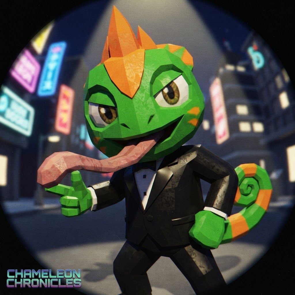 AI Design for YES, I know exactly the vibe you're describing. 😭
It sounds like that AI-generated “luxury character portrait / gaming PFP” aesthetic that mixes:
🧊 Low-poly / semi-low-poly 3D characters — visible polygonal shapes rather than perfectly smooth models
📸 Fisheye or wide-angle camera — especially for close-up portraits where the face/body gets slightly exaggerated
🕶️ Early-2000s / early-2010s game aesthetic — like a polished PS2/PS3-era cinematic or promotional render
💿 Slightly glossy materials — plastic-y but still detailed
🧥 Characters dressed in suits or stylish formal outfits
🏙️ Studio/urban backgrounds with dramatic lighting
🤳 Cool, deliberately posed photography — looking at the camera, leaning toward the lens, arms crossed, etc.
🔷 Chunkier geometry around the face, hands, clothing and body
✨ Modern AI rendering, but intentionally restrained from looking hyper-realistic
For Leo & Tiny, I can absolutely translate that into a coherent PFP style. Leo could have that confident little “official character photoshoot” pose while Tiny does something more goofy beside him, but both would look like they came from the same fictional 2000s-era 3D game promotional render.
And honestly, the fisheye lens + low-poly geometry combination would fit Leo and Tiny ridiculously ❤️‍🩹. Do with this character with all his details and colours and features without change instead make him with lower polygons and retro feel change his pose to look in fisheye lens and dont make his  skin not to dark more vibeant colors kind of retro like refrence photo with  give him a fancy suit and all details and make his eyes look like the reffrence photo and thubs upnumber one make it look like retro lost media
